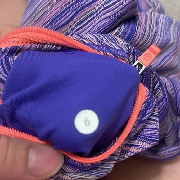 Lululemon Run Top Speed Crop Space Dye Sz 6 - Picture 8 of 8